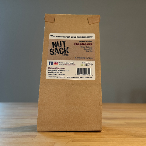 Roasted Salted Cashews - Nutsack Nuts