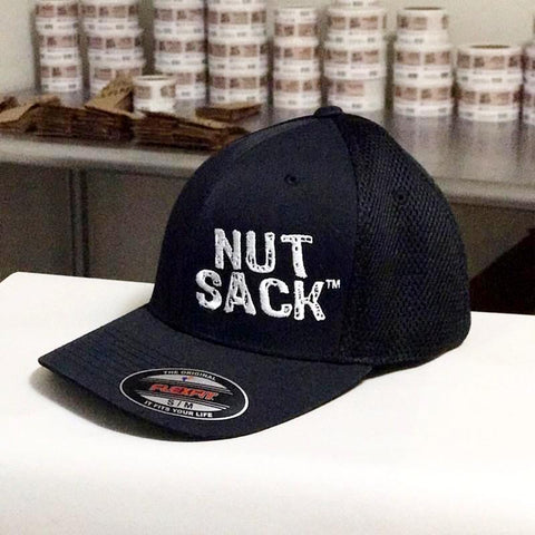 Black NUTSACK Hat - Nutsack Nuts