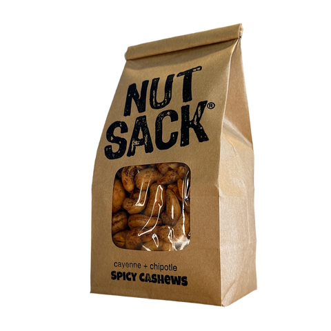 Loaded (12oz) Spicy Cashews - Nutsack Nuts