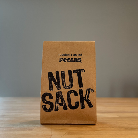 Mini (3oz) Roasted Salted Pecans - Nutsack Nuts