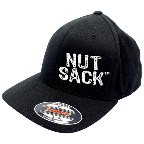 L/XL Black NUTSACK Hat - Nutsack Nuts