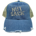 Denim NUTSACK Snapback Hat - Nutsack Nuts